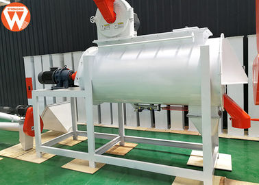 1T/H Cattle Feed Manufacturing Machine With Vertical Pulverizer Compact Structure